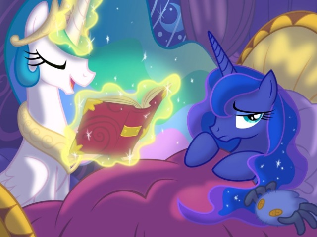 Você conhece as irmãs Celestia e Luna?
