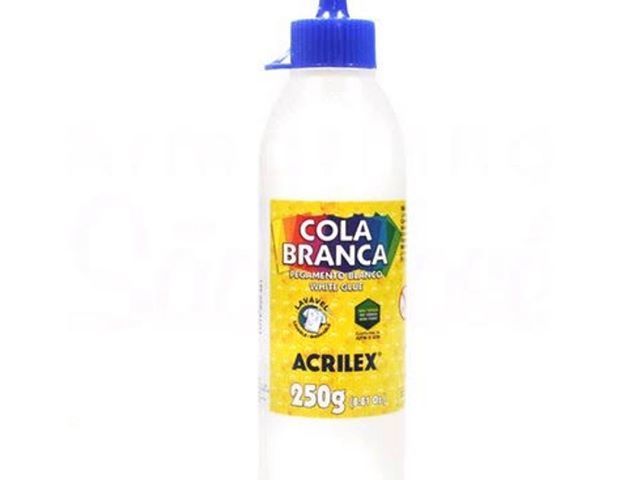 cola acrilex de 250 gramas 5 reais