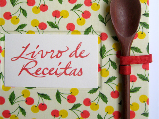 Os ingredientes das receitas.