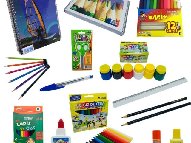 Material escolar simples