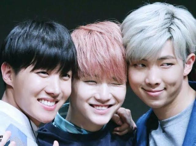 RM, Suga e J-hope