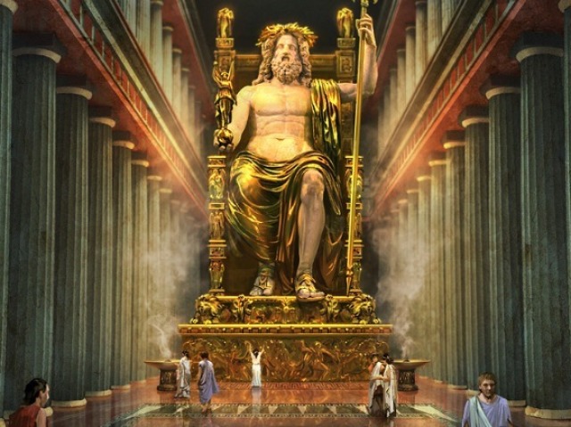 A Estátua de Zeus em Olímpia