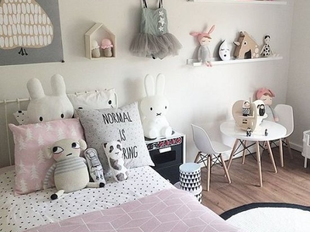 Seu quarto é fofo