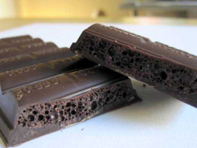 Chocolate aerado.