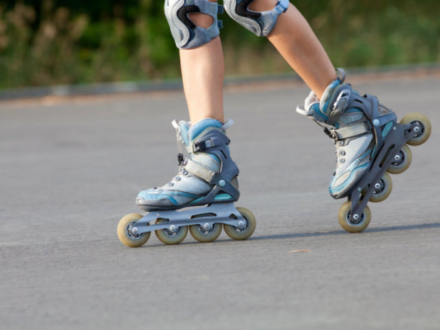 Vou de patins