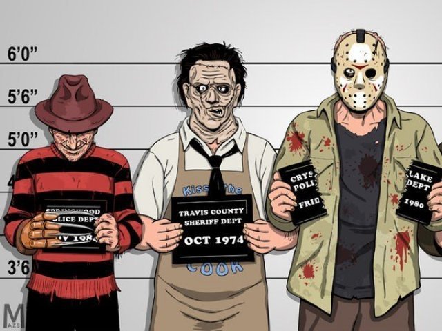 Você sabe dizer qual é o filme de terror através do vilão?