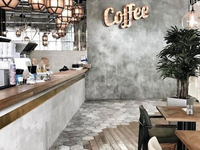 Apenas tomar um café.