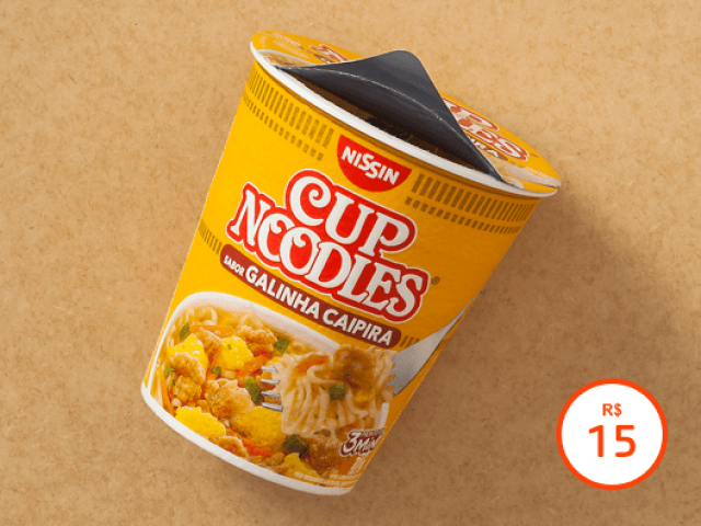 O clássico e delicioso CupNoodles!