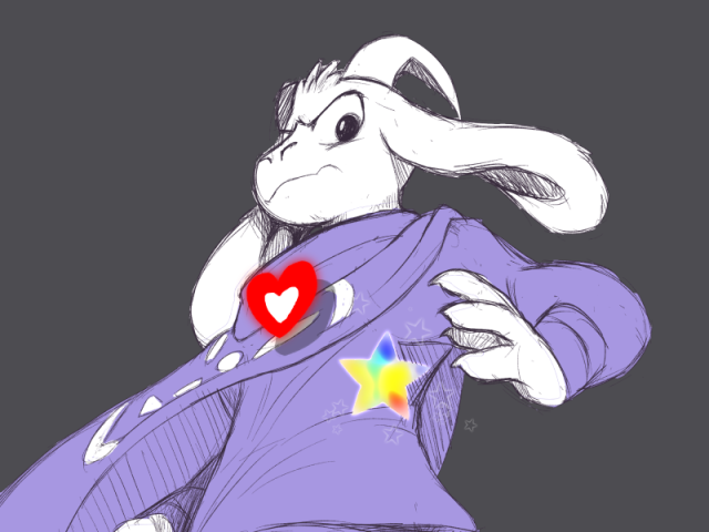 Você é o Asriel de Dreemurr Reborn!