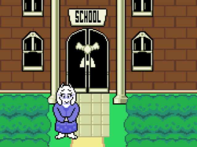 Estude mais na escola da Toriel