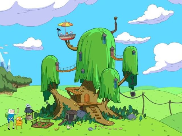 Casa na árvore do Finn e Jake