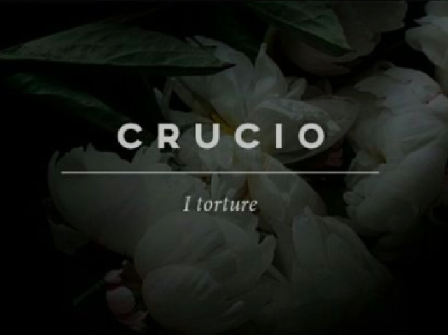 cruicio é usada para tortura seu monstro