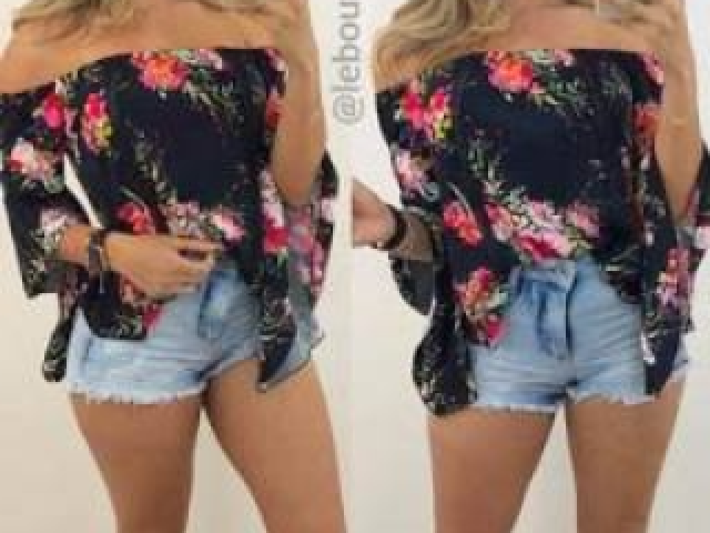 Short e blusa