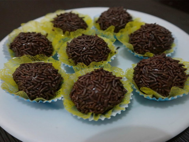 Brigadeiro feito em casa