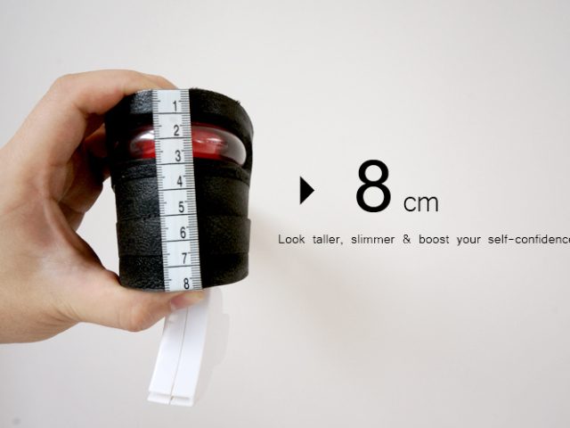 E não é que foi que 8 cm!