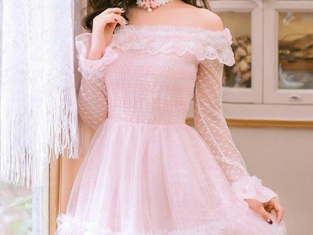 Vestido fofo e delicado