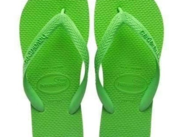 Chinelo verde