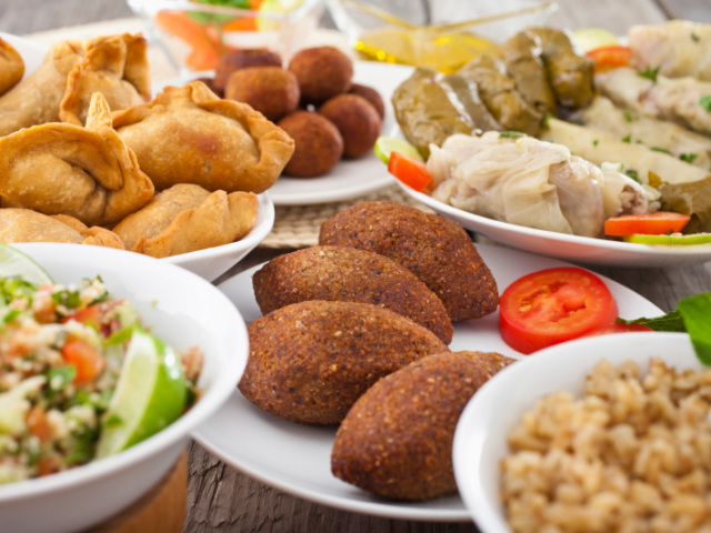 Comida Árabe.