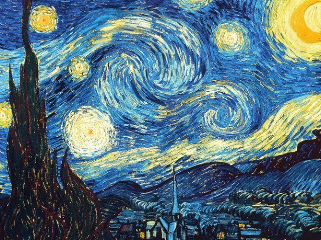 Noite estrelada - Van Gogh