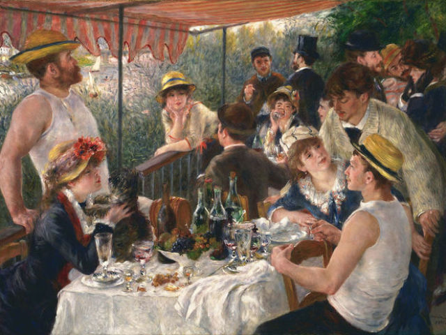 O Almoço dos Barqueiros - Pierre-Auguste Renoir