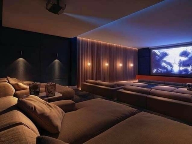 Uma super sala de cinema!