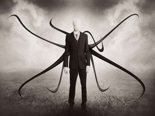 slender man te pega