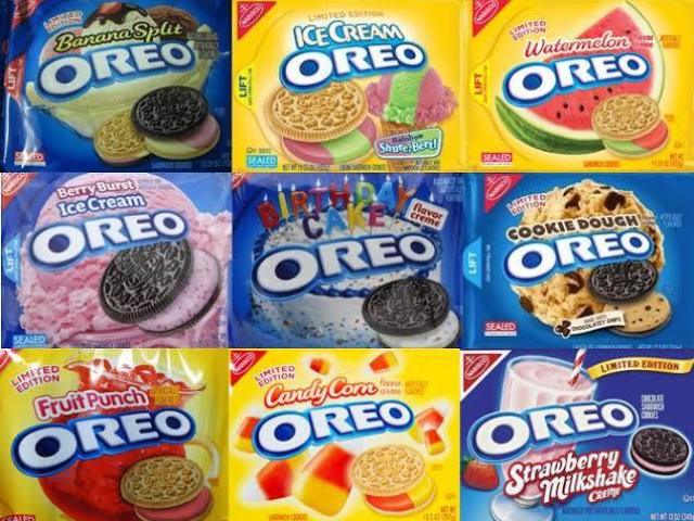 Ama experimentar novos sabores de oreo