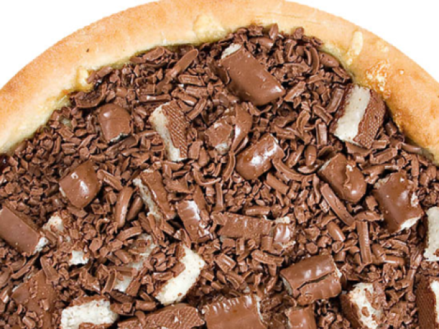 Pizza de chocolate