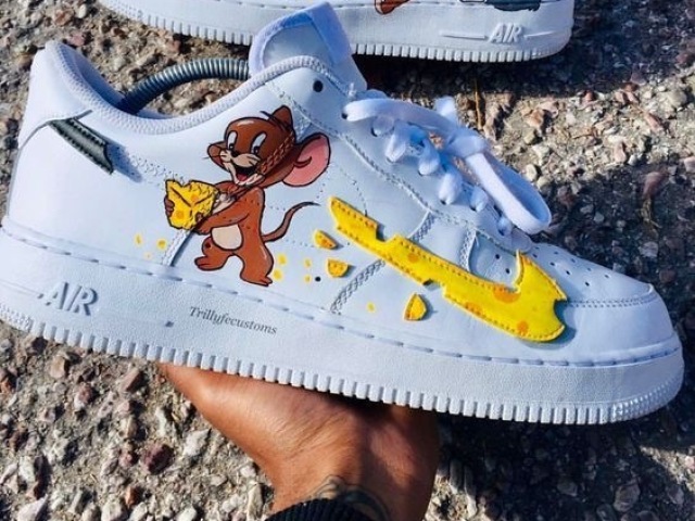 Tênis personalizado (Nike Air force 1)