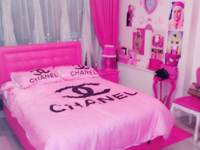 O tema do seu quarto é de patricinha