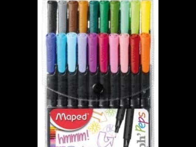 Essas da Maped estão incríveis! Olha quantas cores!!