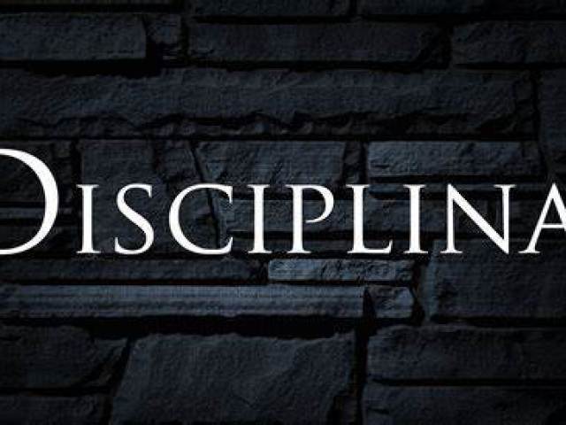 Disciplina.