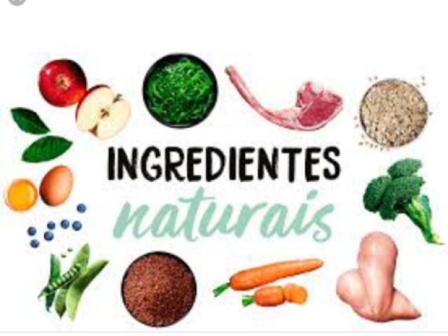 Ingredientes para a massa