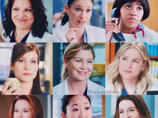 Qual das mulheres de Grey's Anatomy você seria?