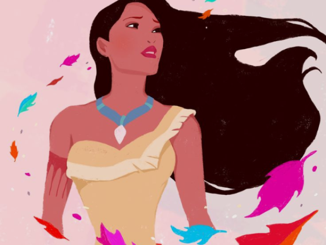 Pocahontas; sua força de vontade.