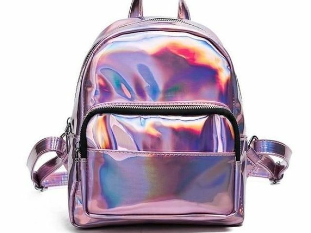 Mochila holográfica 💕