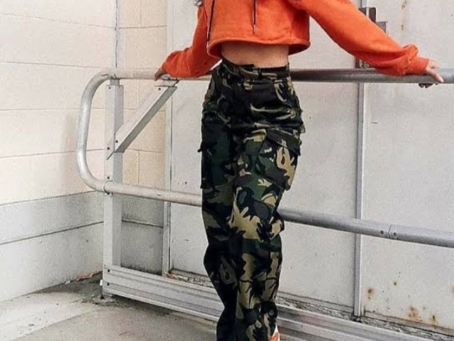 Amo essa calça camuflada