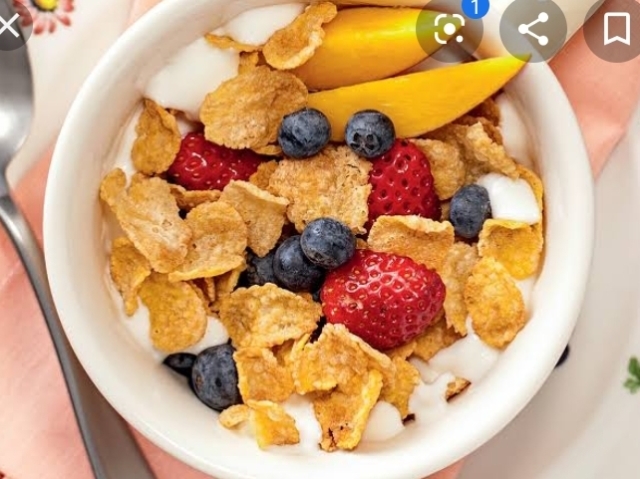 Cereal com frutas