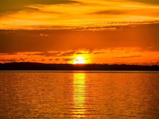 Por do sol