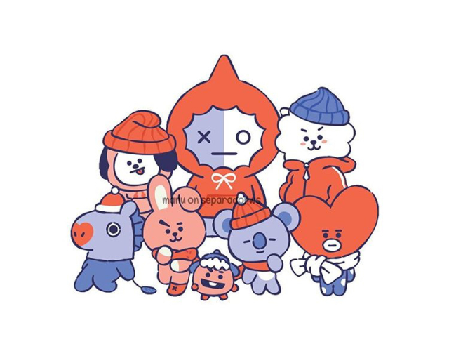 Rj,cooky,koya,mang,chimmy,shooky,tata e van