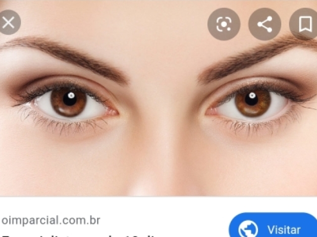 Olhos castanhos