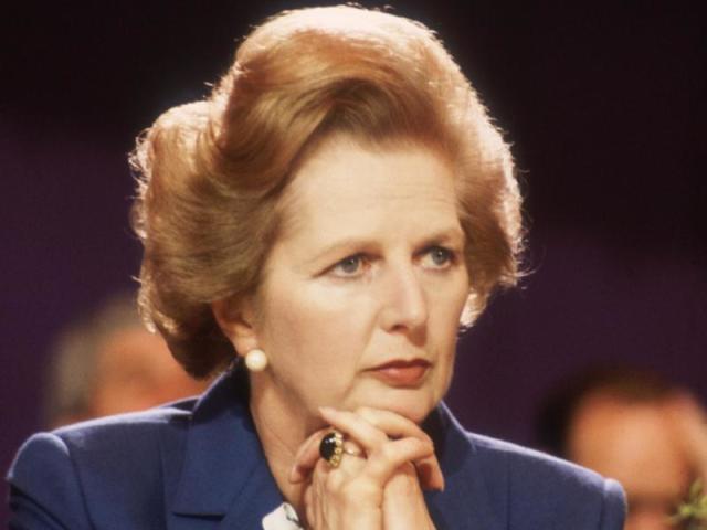 Margaret thatcher.