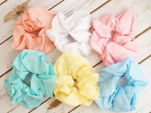 Scrunchies pastéis✨