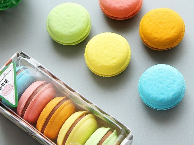 borracha de macarons