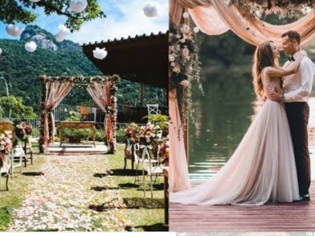 Escolha como será sua cerimônia de casamento!