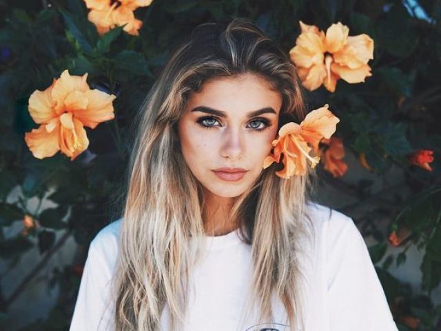Com flores ❤