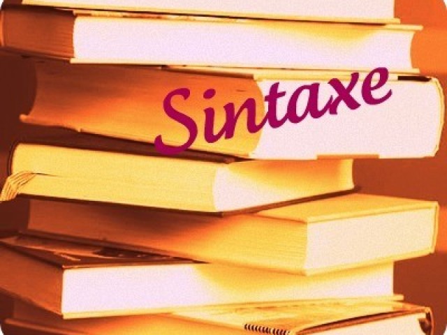 Sintaxe.