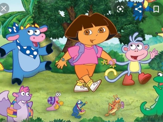 Dora, aprendi muito ingles