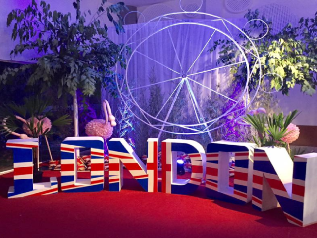 Festa estilo Londres!