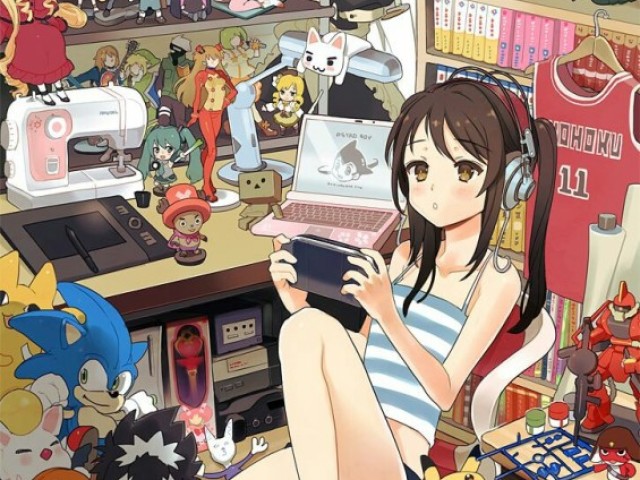 Não prefiro ficar em casa jogando games e assistindo animes